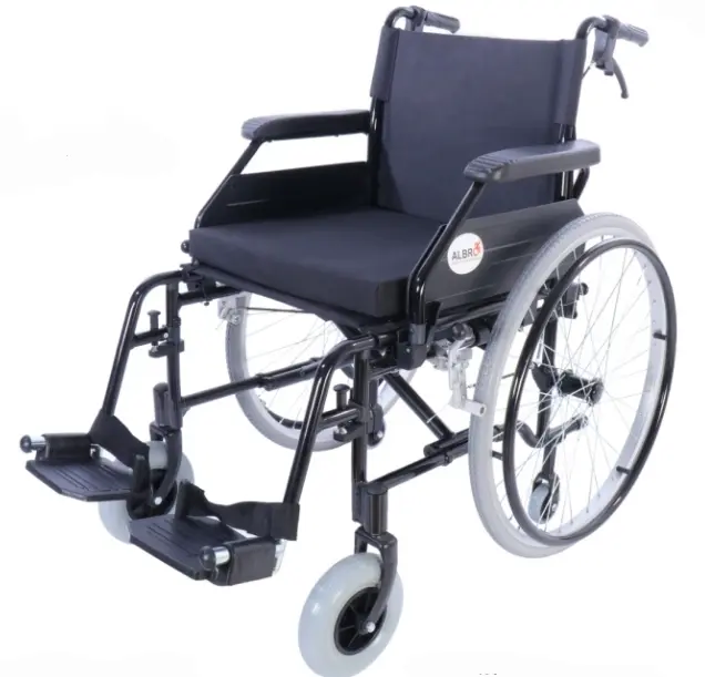 ALUMINIUM DELUX WHEEL CHAIR WITH QUICK RELEASE                                             