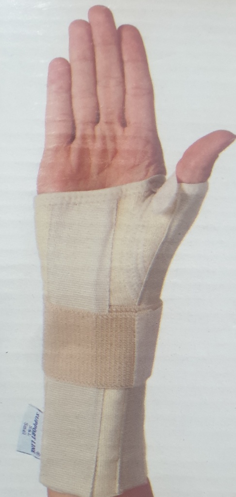 HAND WRIST SPLINT WITH THUMB LARGE LEFT                                  
