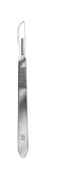 SCALPEL HANDLE  3                                                         
