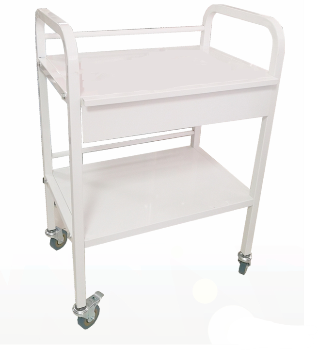 TROLLEY + DRAWER WHITE                                                   