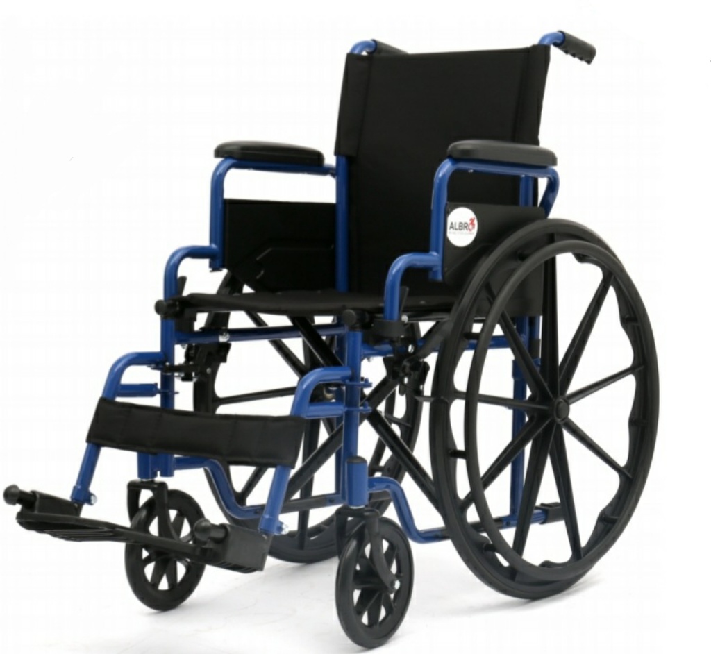 steel wheelchair narrow alb-903-41