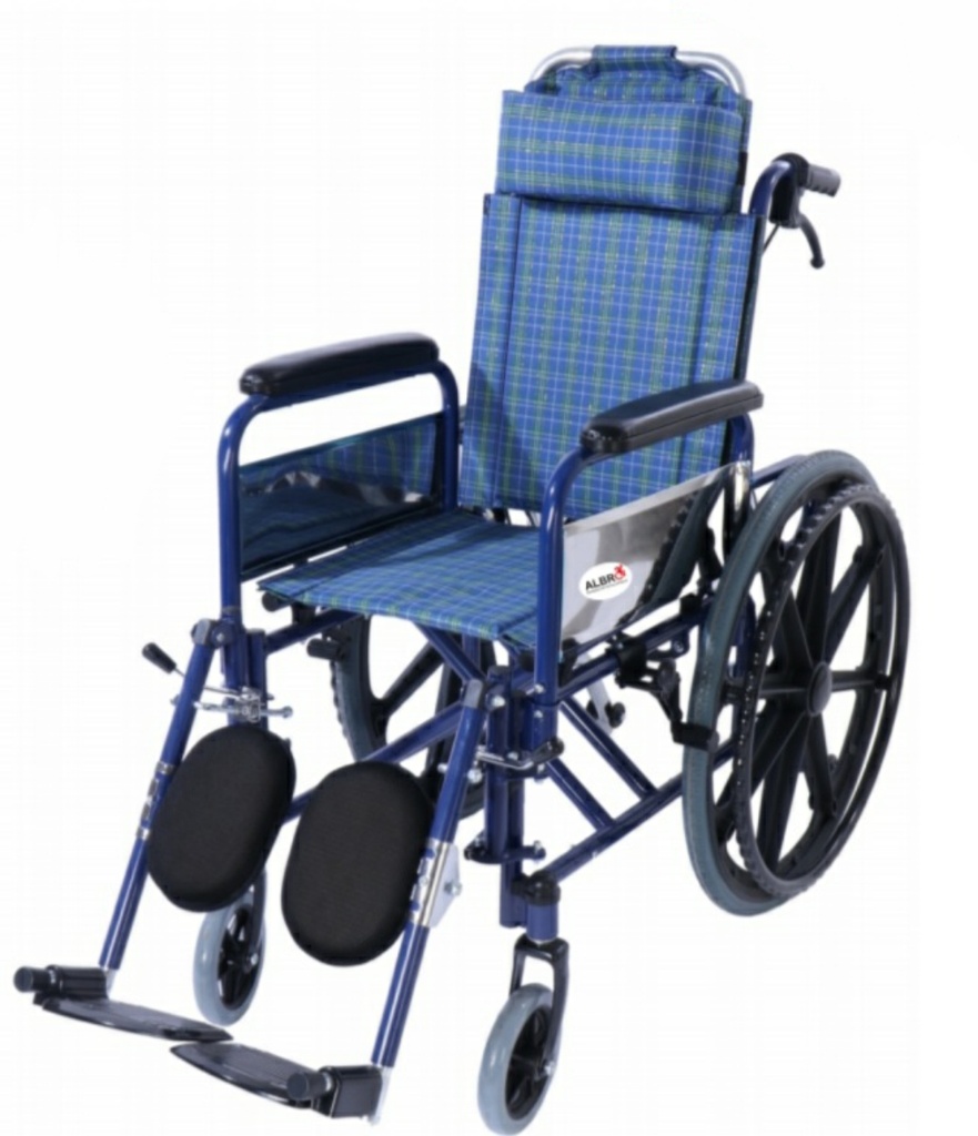 [alb-1903gc-35] steel wheelchair reclining alb-1903gc-35CM