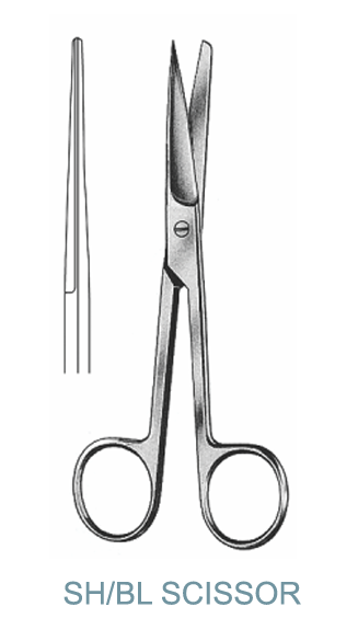 SH/BL SCISSOR GYN