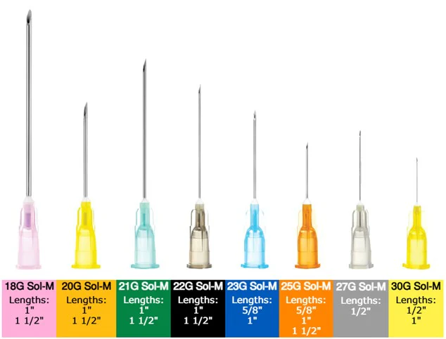 HYPODERMIC NEEDLE BOX 100 ALCA (18G)