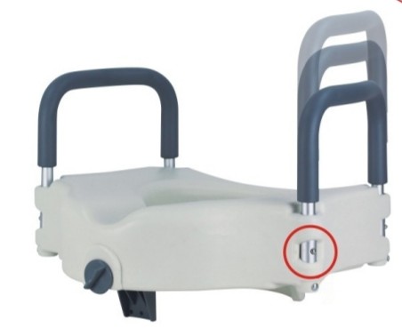 [ALB-7060B] TOILET SEAT W ARMREST   ALB-7060B                                                 