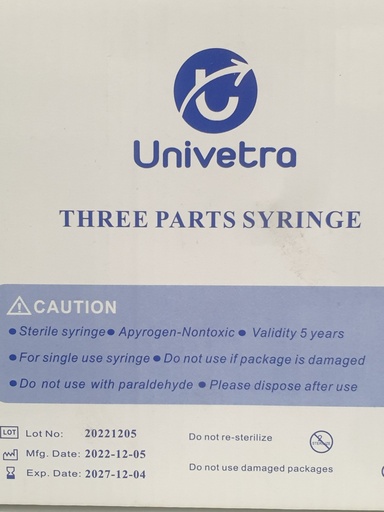 [10172] 3CC 23GX1"UNIVETRO