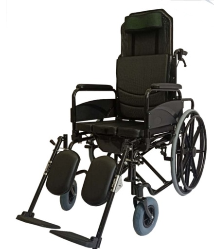 [alb-2608gc-46] commode wheelchair reclining alb-2608gc-46