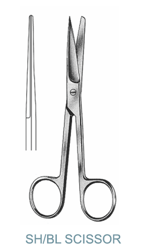 SH/BL SCISSOR GYN