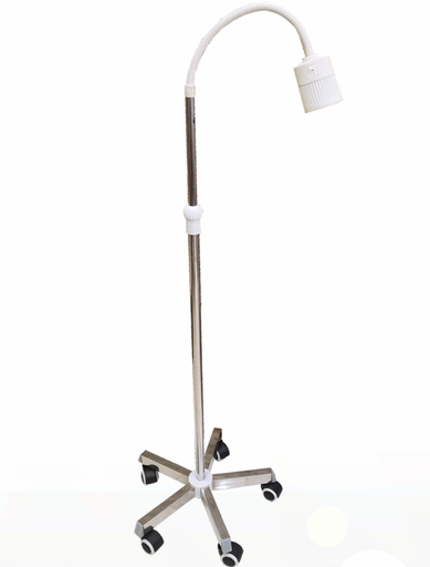 [lea-lam02] mobile lamp stainless steel base lea-lam02